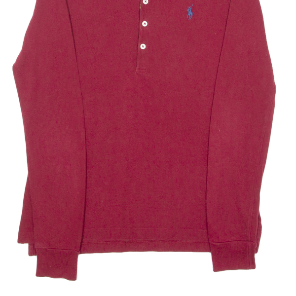 POLO RALPH LAUREN Mens Polo Shirt Maroon L Online