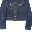 DKNY Womens Denim Jacket Blue S Discount