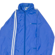 Mens Windbreaker Jacket Blue Nylon 90s Hooded S Cheap