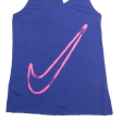 NIKE Womens Vest Blue Sleeveless M Sale