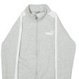 PUMA Womens Track Jacket Grey Jersey M Online Hot Sale