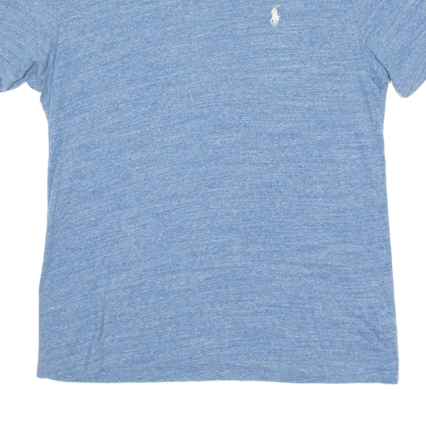 POLO RALPH LAUREN Mens T-Shirt Blue Crew Neck S Fashion