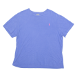 POLO RALPH LAUREN Mens T-Shirt Blue Crew Neck L Online Hot Sale