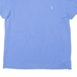 POLO RALPH LAUREN Custom Slim Fit Womens T-Shirt Blue M Online Hot Sale