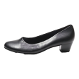 GABOR Court Heels Black Leather Womens UK 7 For Discount