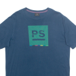 PAUL SMITH Mens T-Shirt Blue L Online