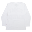 TOMMY HILFIGER Boys T-Shirt White Long Sleeve L Hot on Sale