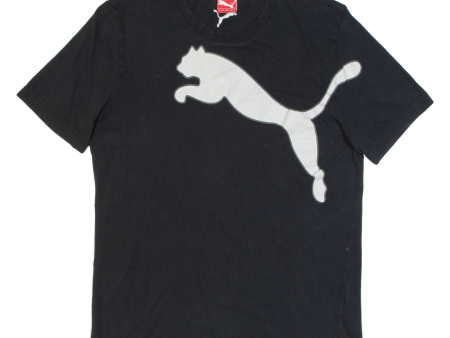 PUMA Mens T-Shirt Black S Sale