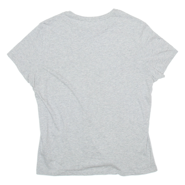 TOMMY HILFIGER Womens T-Shirt Grey L Fashion