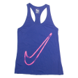 NIKE Womens Vest Blue Sleeveless M Sale