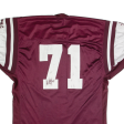 RISSLER Warrior Mens Jersey Maroon USA V-Neck Nylon 2XL on Sale