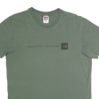 THE NORTH FACE Mens T-Shirt Green M For Cheap