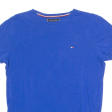 TOMMY HILFIGER Mens T-Shirt Blue Crew Neck M For Sale