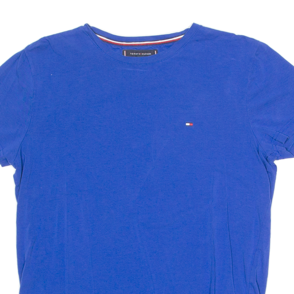 TOMMY HILFIGER Mens T-Shirt Blue Crew Neck M For Sale