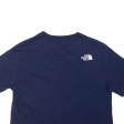 THE NORTH FACE Cropped Womens T-Shirt Blue S Online Hot Sale