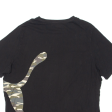 PUMA Camo Mens T-Shirt Black Crew Neck 2XL Online now