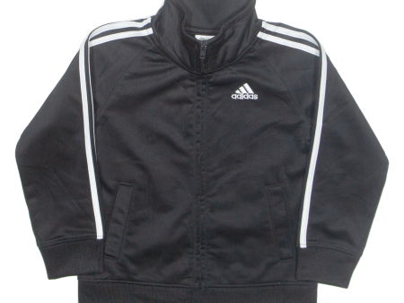 ADIDAS Boys Track Jacket Black 2Y Discount