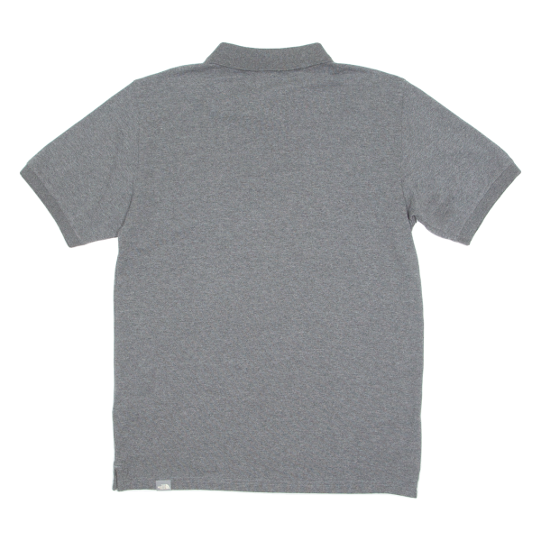 THE NORTH FACE Mens Polo Shirt Grey S on Sale