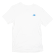 NIKE Mens T-Shirt White Crew Neck S For Discount