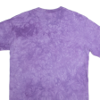 THE MOUNTAIN Panda Mens T-Shirt Purple L For Sale