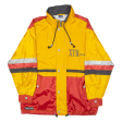 ON AIR XTR---6 Mens Rain Jacket Yellow 80s Hooded Colourblock S Online Sale