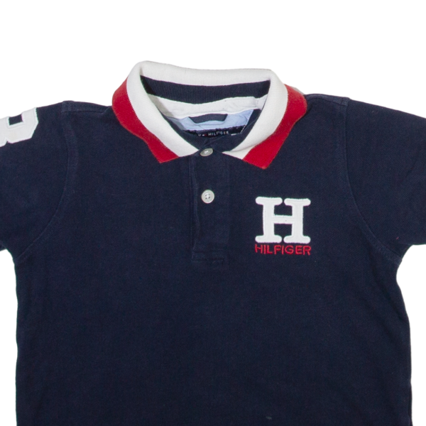 TOMMY HILFIGER Boys Polo Shirt Blue 4Y Online Hot Sale