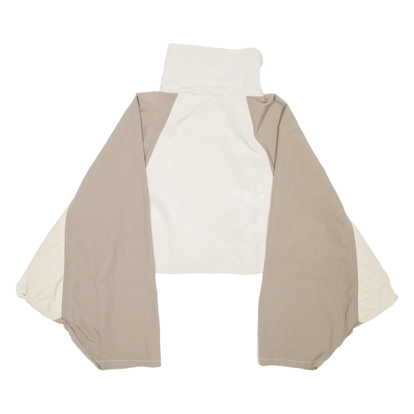 ZARA Cropped Womens Jacket Beige Colourblock L Online