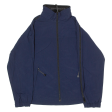 NAUTICA Mens Windbreaker Jacket Blue Nylon Hooded S Online Sale