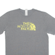 THE NORTH FACE Mens T-Shirt Grey Crew Neck L Fashion