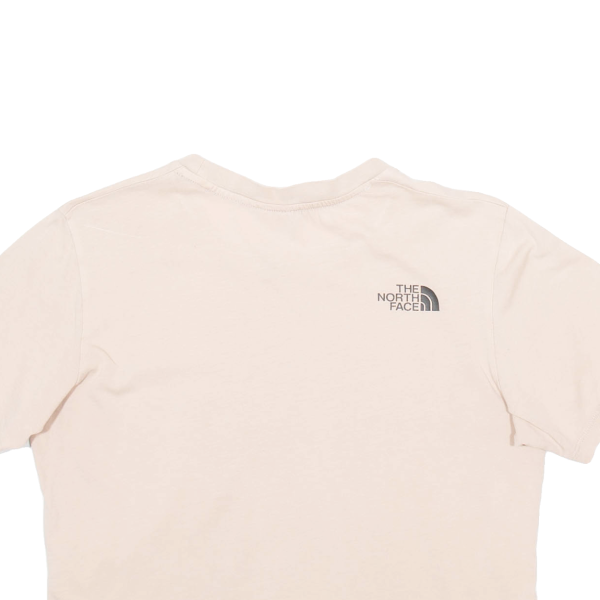 THE NORTH FACE CROPPED Womens T-Shirt Pink S For Cheap