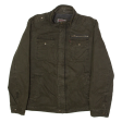 LEVI S Mens Jacket Green Canvas XL Online Hot Sale