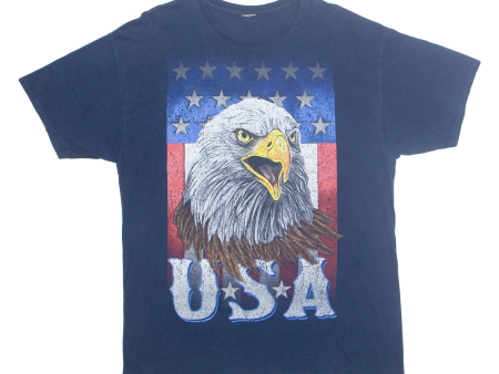 Usa Bird Mens T-Shirt Blue USA XL For Discount