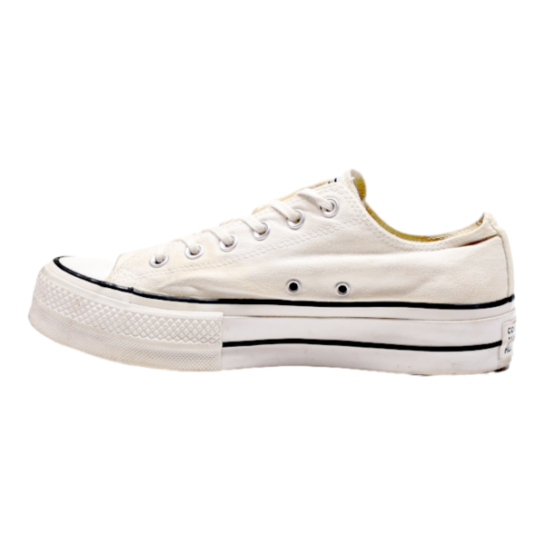 CONVERSE Chuck Taylor All Star 2018 Platform Trainers White Canvas Womens UK 7.5 Supply