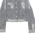 LEVI S Womens Denim Jacket Grey S Online Sale