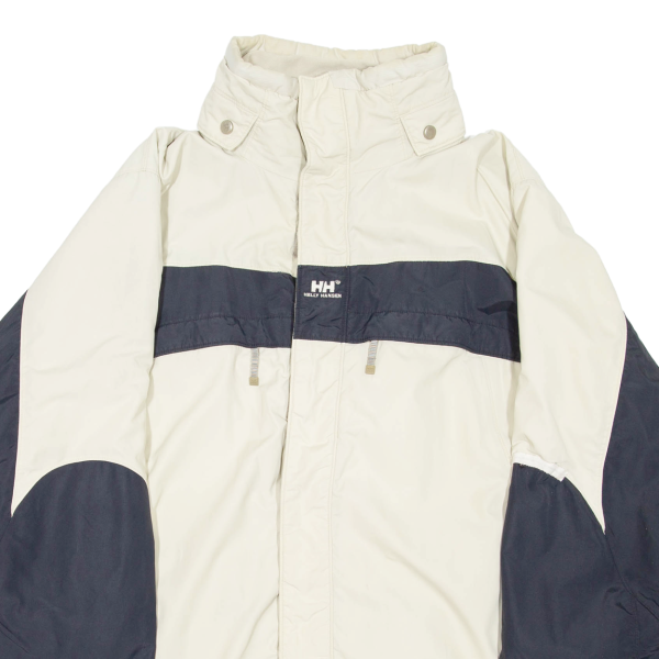 HELLY HANSEN Mens Ski Jacket Cream Colourblock XL Fashion