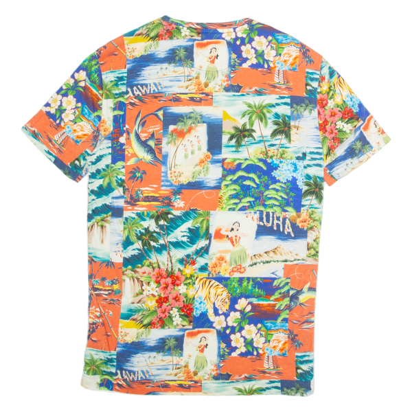 POLO RALPH LAUREN Custom Slim Fit Hawaii Mens T-Shirt Blue S Online