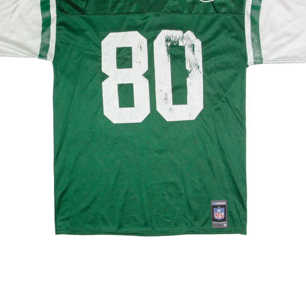 REEBOK NY Jets Mens Jersey Green USA V-Neck Nylon M Discount