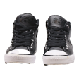 CONVERSE Chuck Taylor All Star High Top Trainers Black Leather Womens UK 7.5 Online Sale