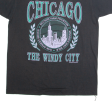 SCREEN STARS BEST Chicago Mens T-Shirt Black L Cheap