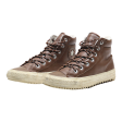 CONVERSE Chuck Taylor All Star High Top Trainers Brown Leather Womens UK 5 on Sale