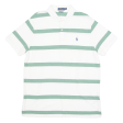 POLO RALPH LAUREN Custom Slim Fit Mens Polo Shirt White Striped XL Cheap