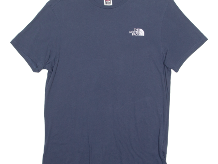 THE NORTH FACE Mens T-Shirt Blue Crew Neck M Online Sale