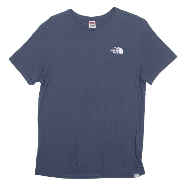 THE NORTH FACE Mens T-Shirt Blue Crew Neck M Online Sale