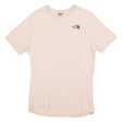 THE NORTH FACE Mens T-Shirt Pink Crew Neck M Hot on Sale