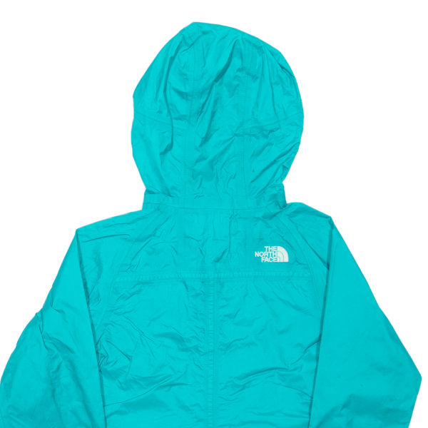 THE NORTH FACE Lightweight Girls Rain Jacket Blue Nylon Hooded 6Y Online Sale