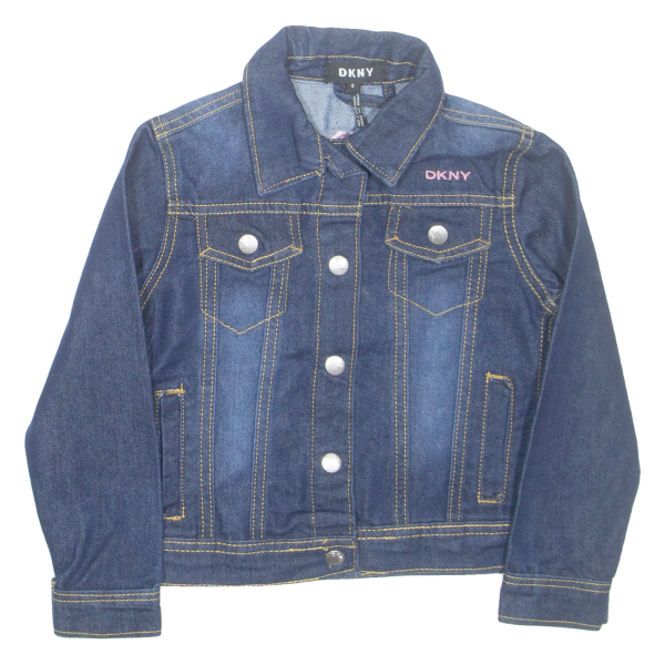 DKNY Girls Denim Jacket Blue 4Y Online