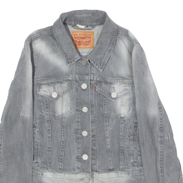 LEVI S Womens Denim Jacket Grey S Online Sale