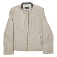 M. PIEL Womens Jacket Cream 90s UK 26 Online