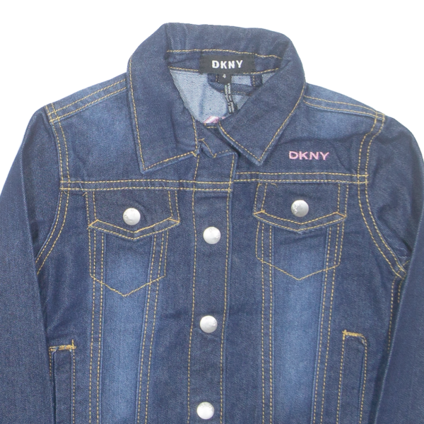 DKNY Girls Denim Jacket Blue 4Y Online