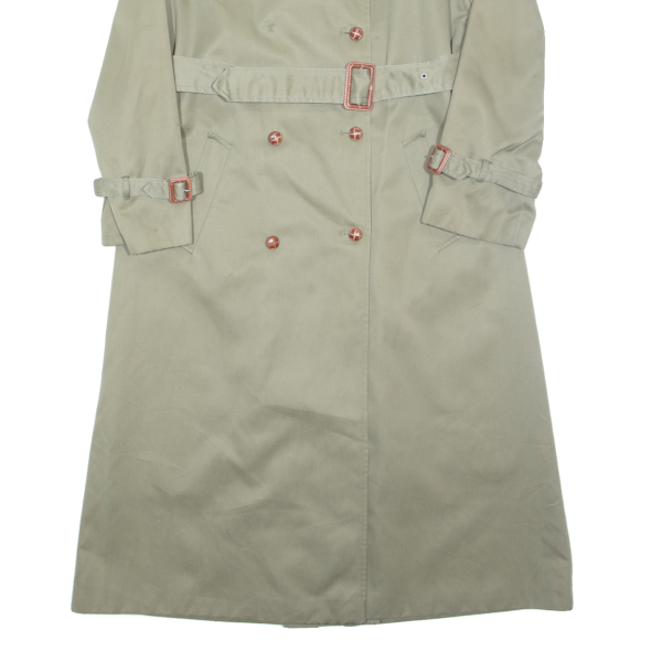 HOUSE OF FRASER Exclusive Belted Womens Trench Coat Green M Hot on Sale